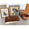 Image 1 : Two Vases, Two Framed Art Prints, Calgary St.