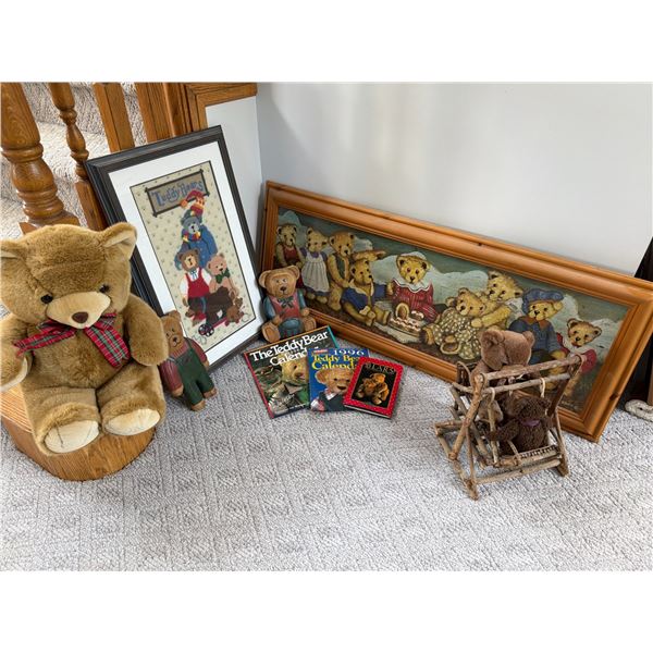 Teddy Bear Decor and Collectibles Lot
