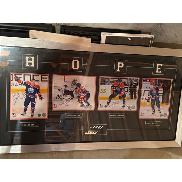 Edmonton Oilers HOPE Signed Photo Collage