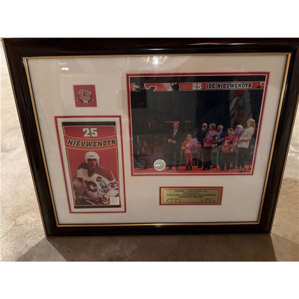 Joe Nieuwendyk Calgary Flames Signed Display