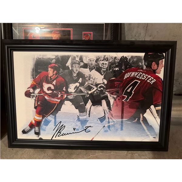 Gerry Thomas Calgary Flames Framed Print