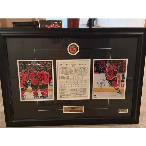 Jarome Iginla Signed Calgary Flames Collage