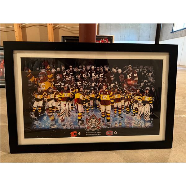 2011 NHL Heritage Classic Framed Photo