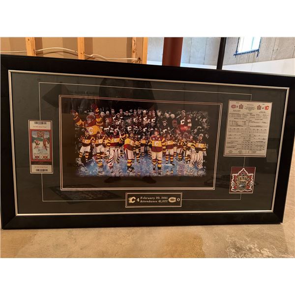 2011 NHL Heritage Classic Framed Memorabilia