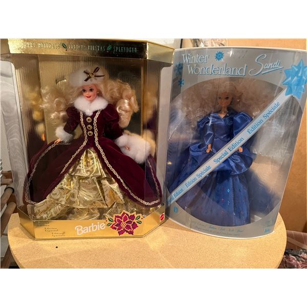 Holiday Barbie and Winter Wonderland Sandi