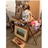 Image 1 : Stuffed Animals and Framed Artwork Lot