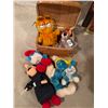 Image 1 : Plush Toys Lot: Garfield, Smurfs, Gargamel