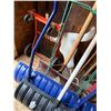 Image 4 : Garage Tool Lot with Shovels and Saw