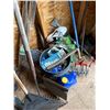 Image 4 : Garden Tools, Air Pump, and Shoes