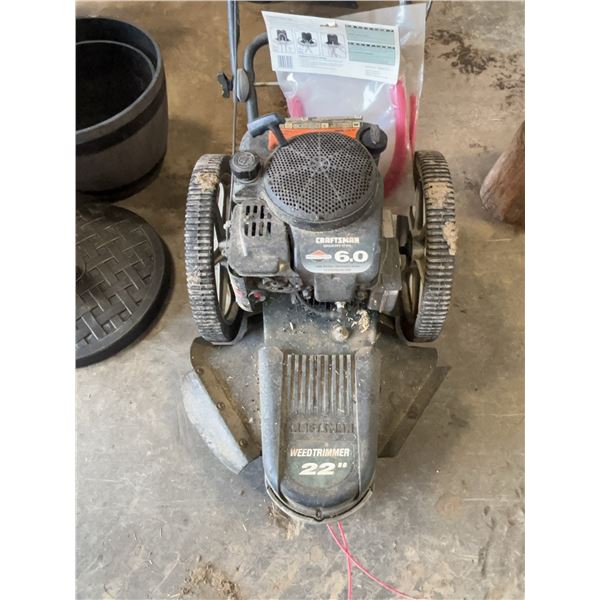 Craftsman 22" Weedtrimmer, 6.0 HP Engine