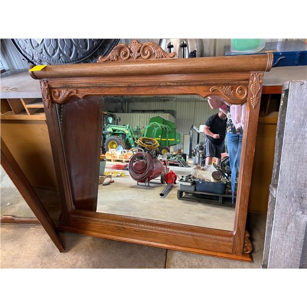 Solid Wood Ornate Wall Mirror 49.5" x 48"