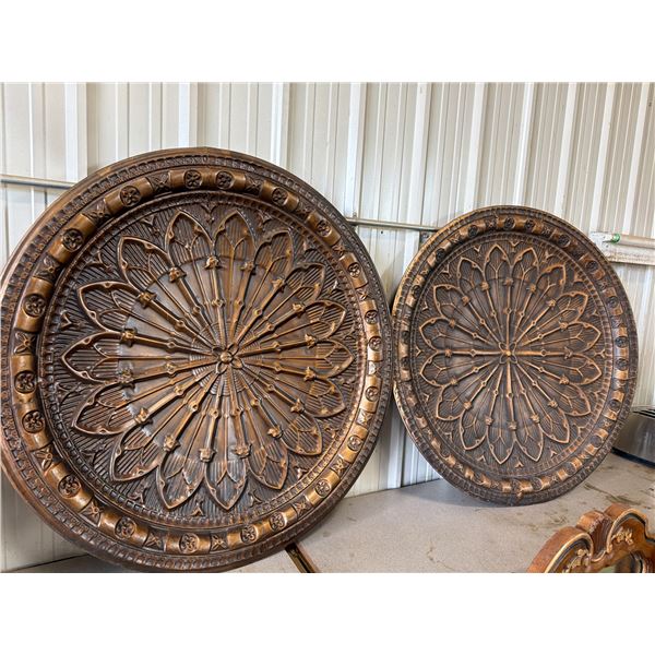 37" Decorative Round Wall Plaques