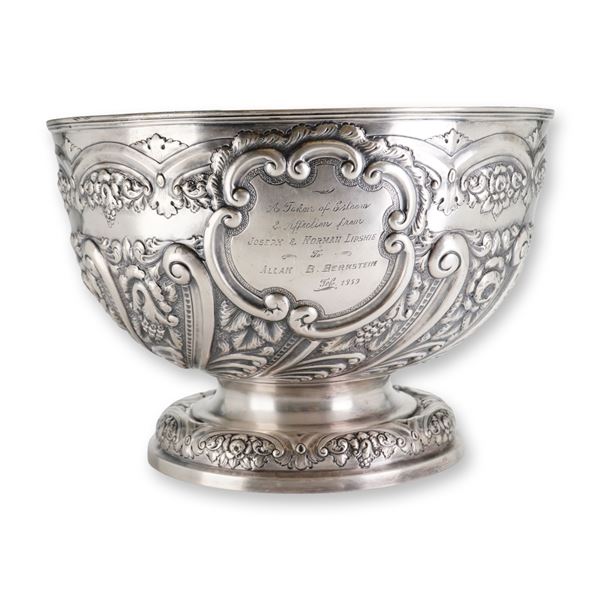 George Nathan and Ridley Hayes Sterling Silver Punch Bowl