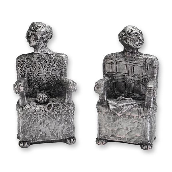 Austin Productions Brutalist Style Durastone Bookends