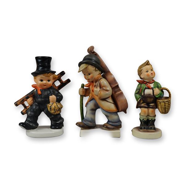 3pc Goebel Hummel Porcelain Figurines