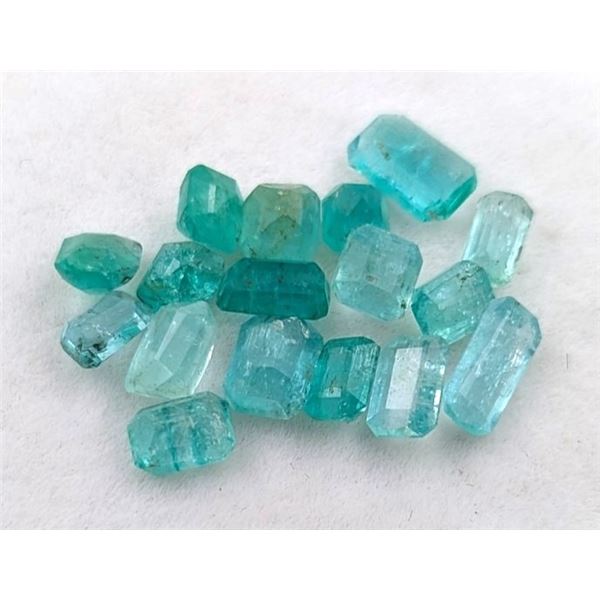 7.64 ct Certified Colombian Emerald gemstone parcel ($13,750 Appraisal)