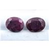Image 2 : 10.77 ct Certified Madagascar Ruby gemstone pair ($12,400 Appraisal)