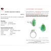 Image 3 : 4.7 ct Certified Silver Emerald gemstone Ring ($7,843 Appraisal)