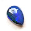 Image 2 : 6.95 ct Certified Black Opal gemstone ($5,212 Appraisal)