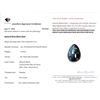Image 3 : 6.95 ct Certified Black Opal gemstone ($5,212 Appraisal)