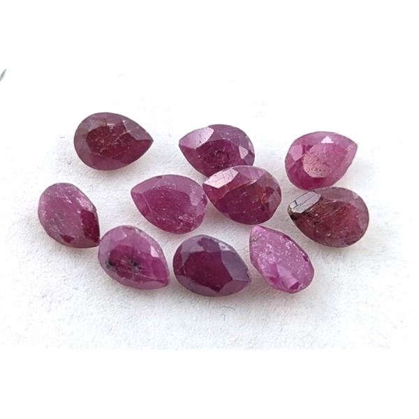10.3 ct Certified Untreated Ruby gemstone Parcel ($12,566 Appraisal)