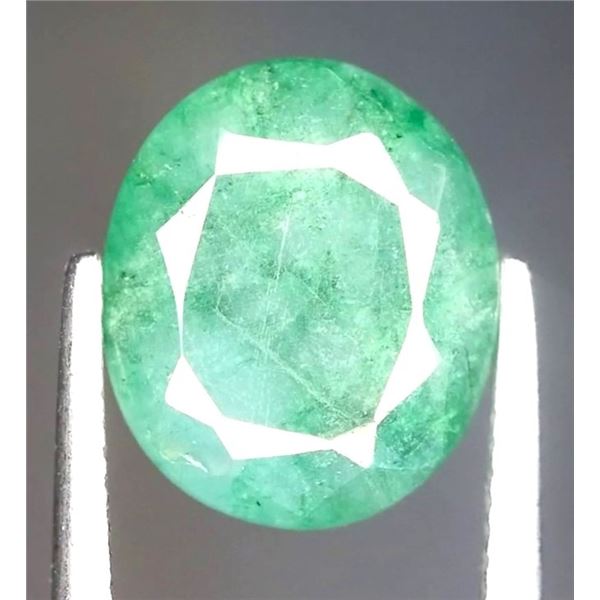 6.55 ct Certified Emerald gemstone ($6,350 Appraisal)