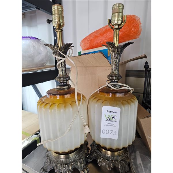 S1 Pair of Vintage Lamps B