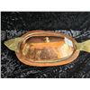 Image 1 : S1 Vintage Lidded Copper Fish Server A