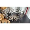 Image 2 : S1 Steel Curved Shap Bowl & Woven Balls A