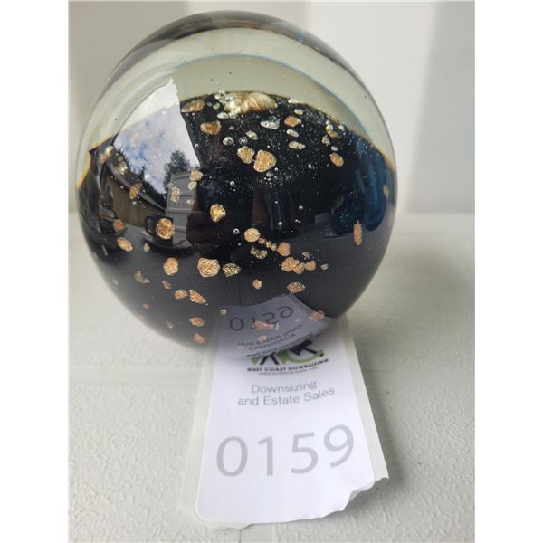 S4 Glass Sphere Paperweight  A