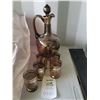 Image 1 : S4 Vintage Bohemian Czech Liquor Decanter Set A