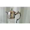 Image 3 : S3 Silver Plated Ribbed Glass Decanter A