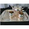Image 2 : S4 Silver Plate Tea Service A