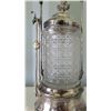 Image 2 : S4 Antique Siver Plated Crystal Pickle Castor A