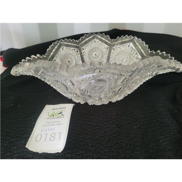 S4 Antique Cut Crystal  Bowl A