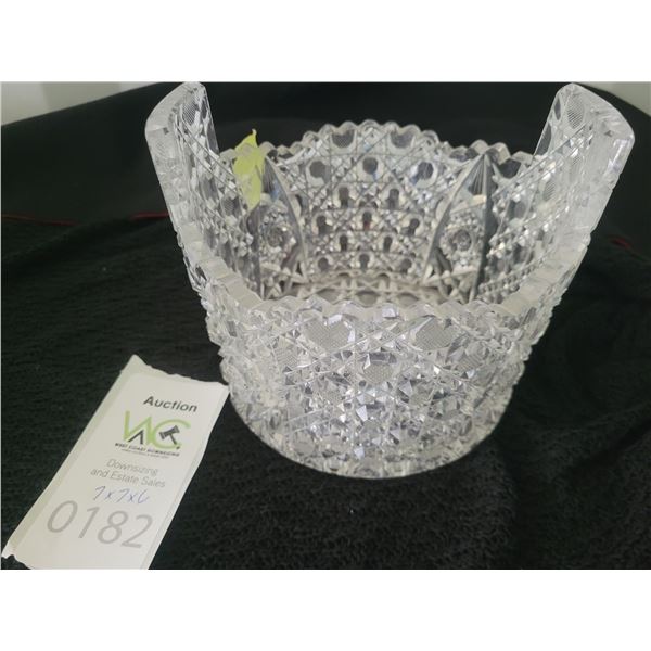 S4 Antique Cut Crystal Ice Bucket A