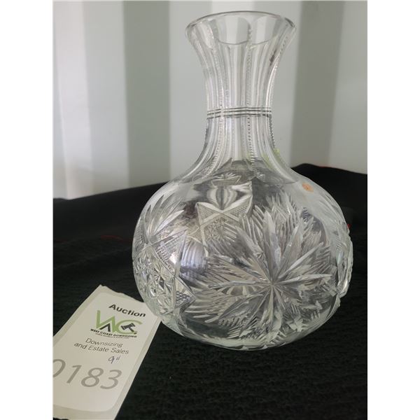 S4 Antique Cut Crystal Carafe A