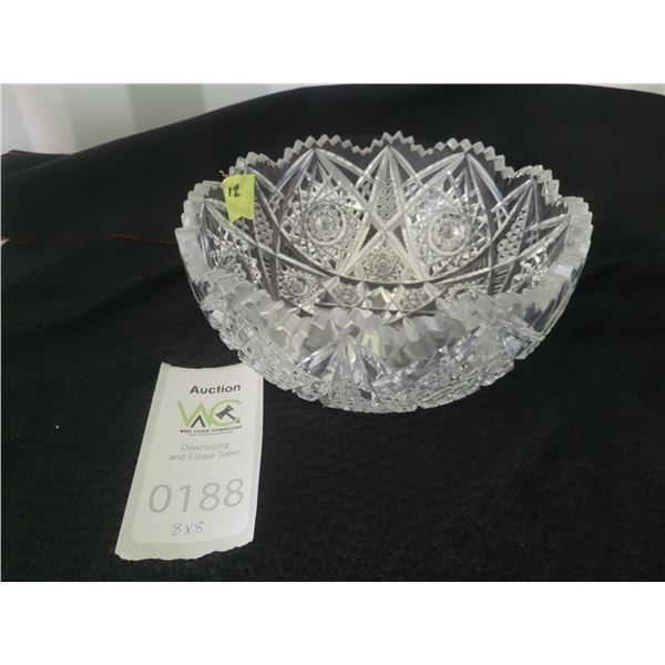 S4 Antique Crystal Dish A