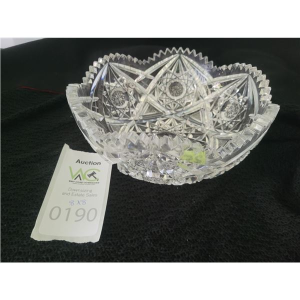 S4 Antique Crystal Dish A