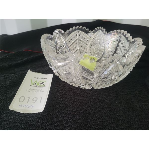 S4 Antique Crystal Dish A