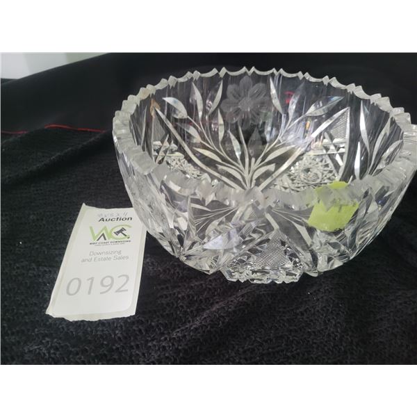 S4 Antique Crystal Dish A