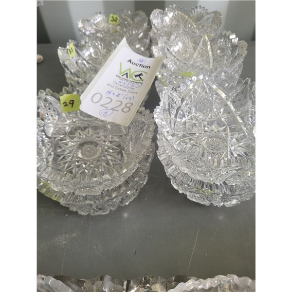 S4 Cut Crystal Dishes A