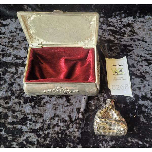 S2 Silver Plated Trinket Box A