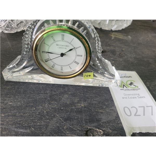 S4 Waterford Crystal Clock A
