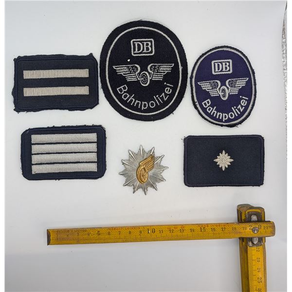 German Railway and US Patches