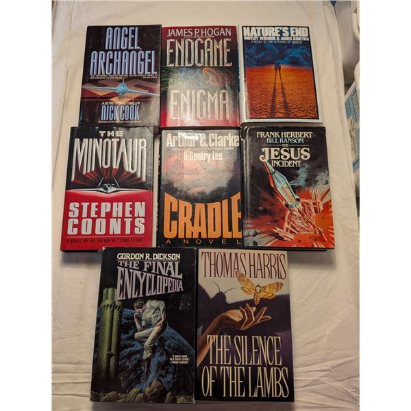 FIRST EDITION Hard Cover Novels Angel Archangel Nick Cook / Endgame Enigma James P Hogan / Nature's 