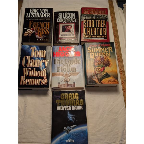 FIRST EDITION Hard Cover Novels French Kiss Eric VanLustBader / Silicon Conspiracy Dave Zimney / Sta