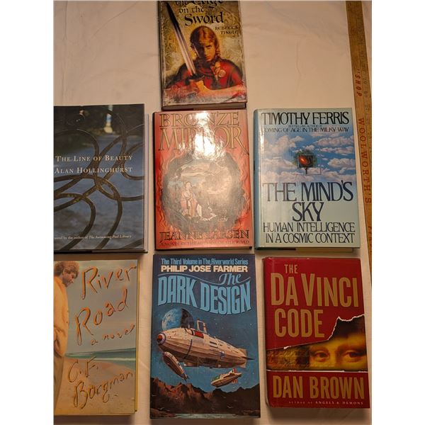 FIRST EDITION HARD COVER NOVELS Bronze Mirror Jeanne Larsen / The Edge on the Sword Rebecca Tingle /