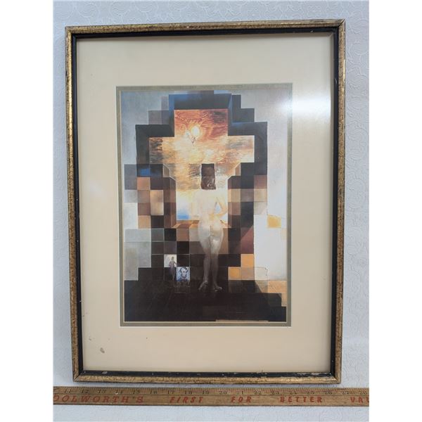 Salvidore Dali Lincoln in Dali vision Print 15.5  x  21