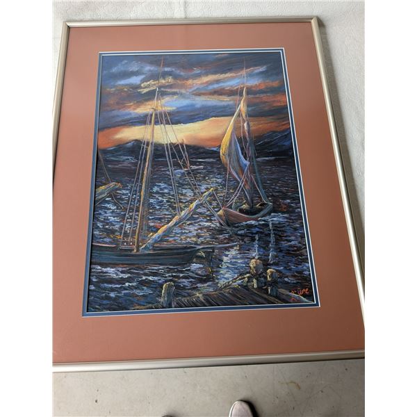Sailboats Loraine Ure 26 x 31
